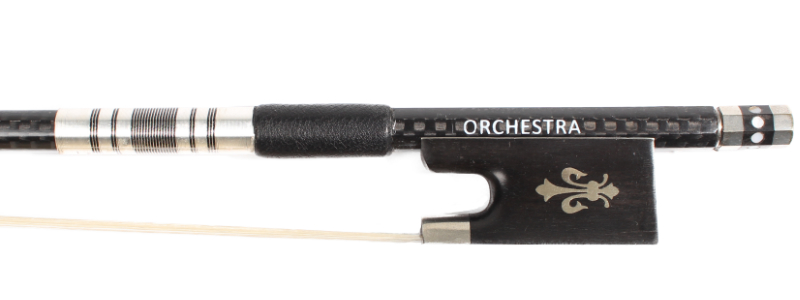Orchestra Carbon Fibre Weave Violin VB019 Frog